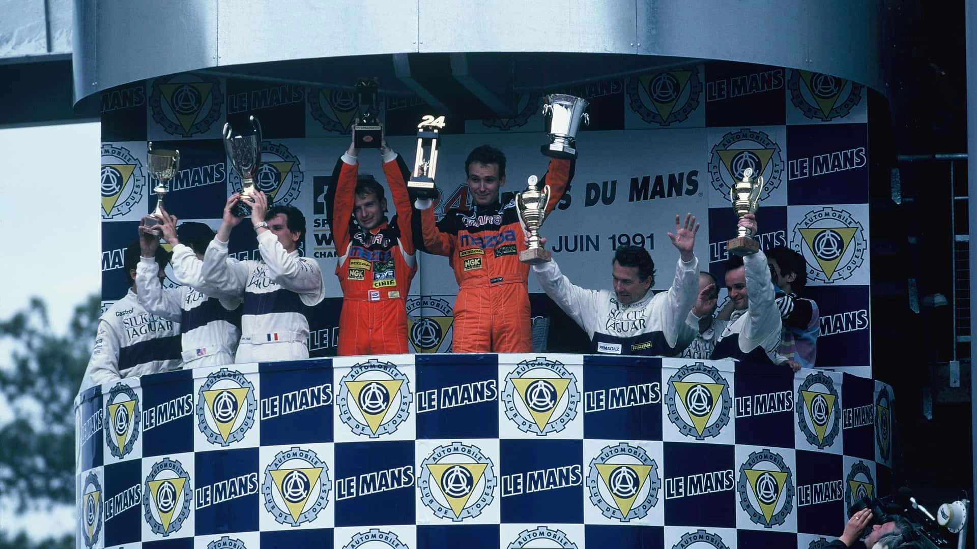 Mazda 787b bei den 24 stunden von le mans 1991 (3)